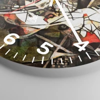 Clock face with numbers