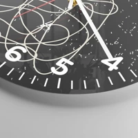 Clock face with numbers