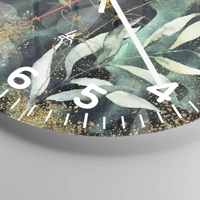 Clock face with numbers