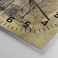 Clock face with numbers