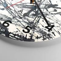 Clock face with numbers