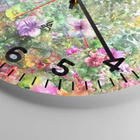 Clock face with numbers