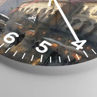 Clock face with numbers