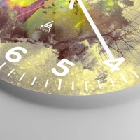 Clock face with numbers