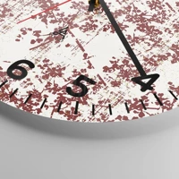 Clock face with numbers