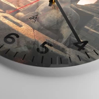 Clock face with numbers