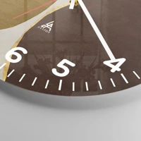 Clock face with numbers