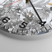 Clock face with numbers