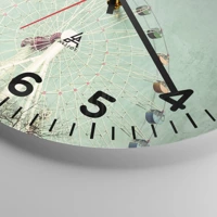 Clock face with numbers