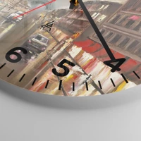 Clock face with numbers