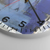 Clock face with numbers