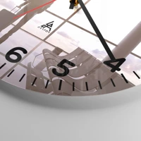 Clock face with numbers