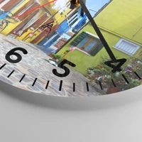 Clock face with numbers