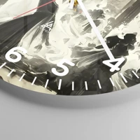 Clock face with numbers