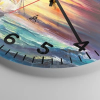 Clock face with numbers