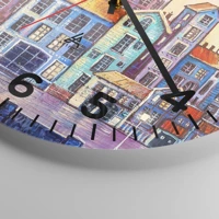 Clock face with numbers