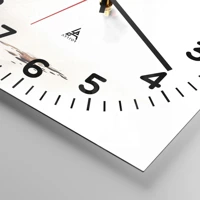 Clock face with numbers