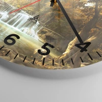 Clock face with numbers