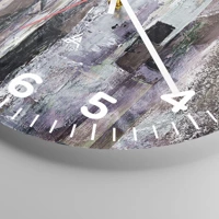 Clock face with numbers