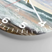 Clock face with numbers