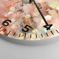 Clock face with numbers