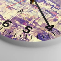 Clock face with numbers