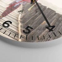 Clock face with numbers
