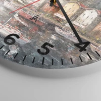 Clock face with numbers