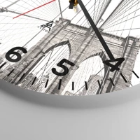 Clock face with numbers