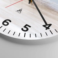 Clock face with numbers