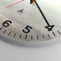 Clock face with numbers