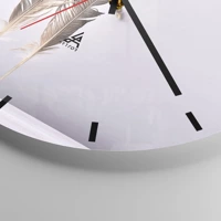 Clock face with lines