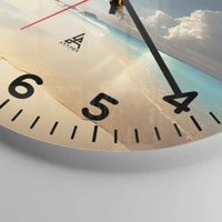 Clock face with numbers