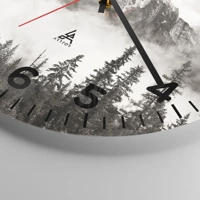 Clock face with numbers