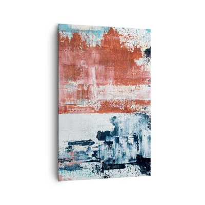 Canvas picture - Abstract Fifty Fifty - 80x120 cm