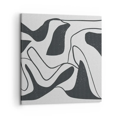 Canvas picture - Abstract Fun in a Maze - 50x50 cm