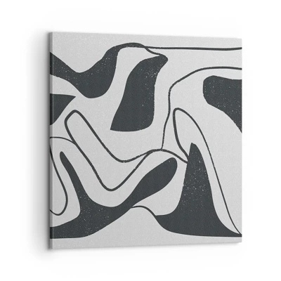 Canvas picture - Abstract Fun in a Maze - 60x60 cm