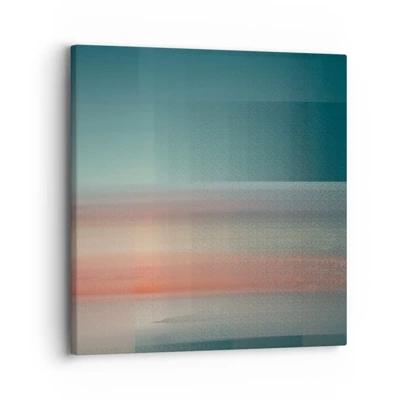Canvas picture - Abstract: Light Waves - 30x30 cm