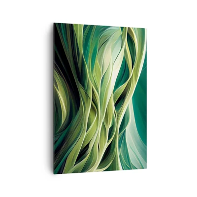 Canvas picture - Abstract Playing Green - 70x100 cm