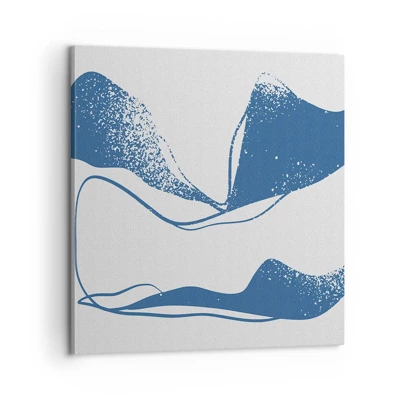 Canvas picture - Abstract with Wings - 60x60 cm