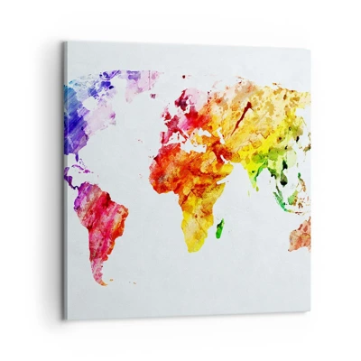 Canvas picture - All Colours of Light - 60x60 cm