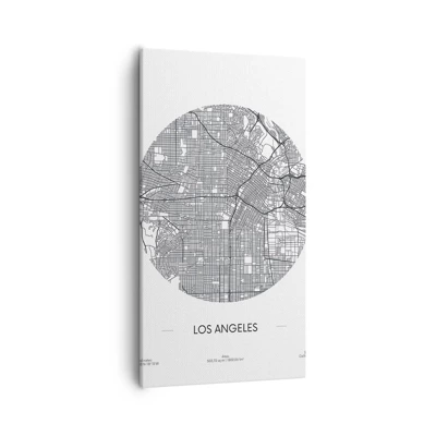 Canvas picture - Anatomy of Los Angeles - 55x100 cm