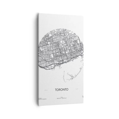 Canvas picture - Anatomy of Toronto - 55x100 cm