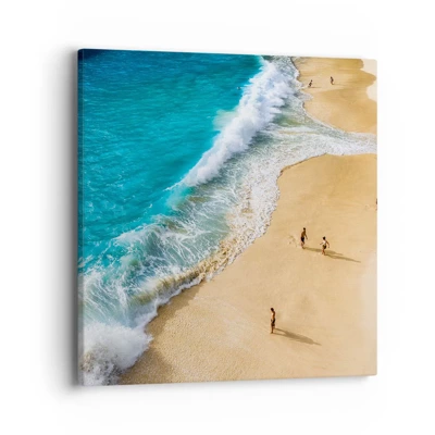 Canvas picture - And Next the Sun, Beach… - 40x40 cm