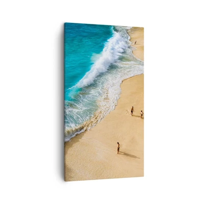 Canvas picture - And Next the Sun, Beach… - 45x80 cm