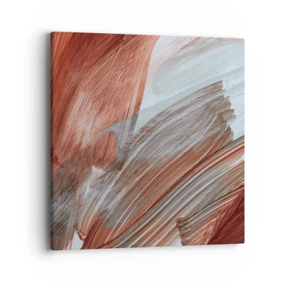 Canvas picture - Autumnal and Windy Abstract - 40x40 cm