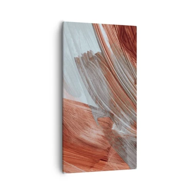 Canvas picture - Autumnal and Windy Abstract - 55x100 cm