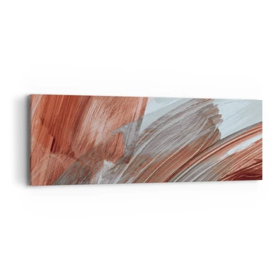 Canvas picture - Autumnal and Windy Abstract - 90x30 cm