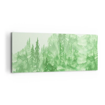 Canvas picture - Behind a Green Fog - 100x40 cm