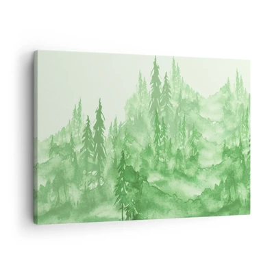 Canvas picture - Behind a Green Fog - 70x50 cm